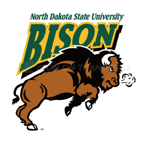 North Dakota State Bison Logo T-shirts Iron On Transfers N5595 - Click Image to Close